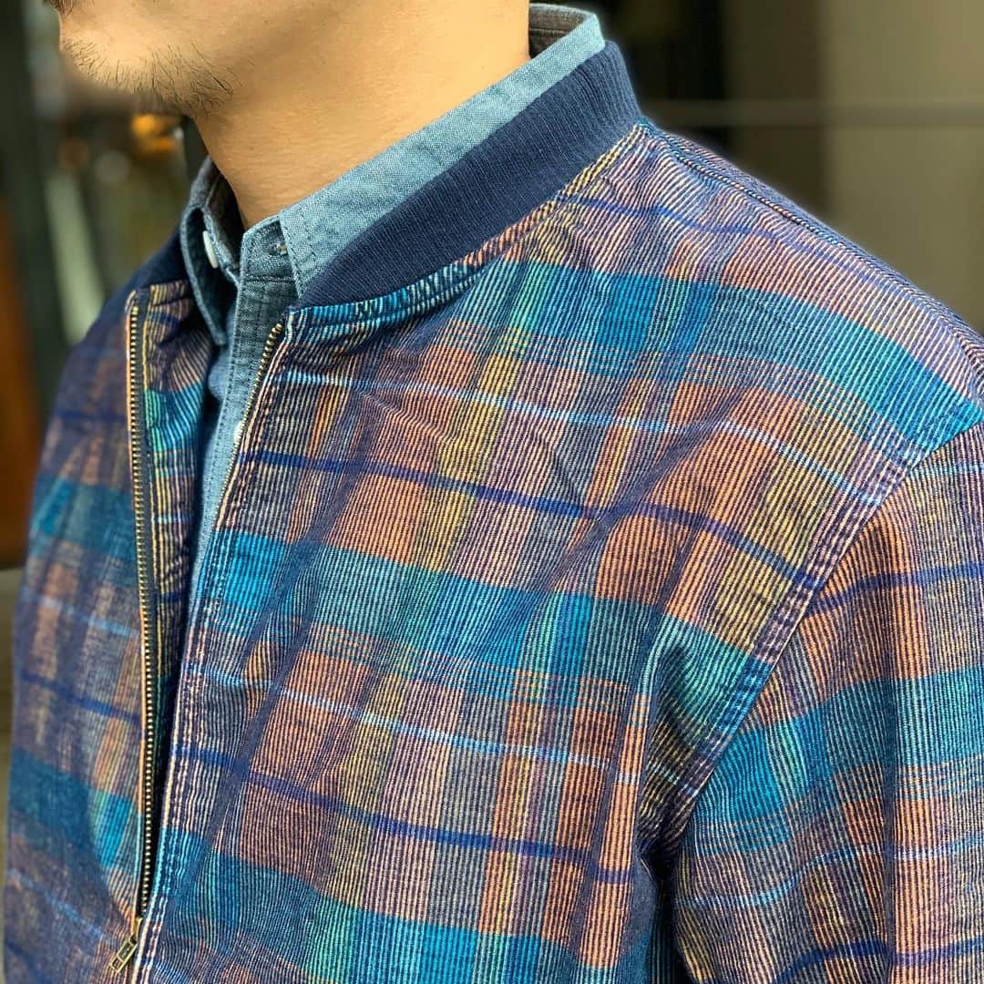のインスタグラム：「BEAMS PLUS STYLE  #beams #beamsplus #beamsplusharajuku #harajuku #tokyo #japan #corduroy #corduroyjacket #check #checkjacket #herringbone #militarypants #mensfashion #menstyle #menswear」