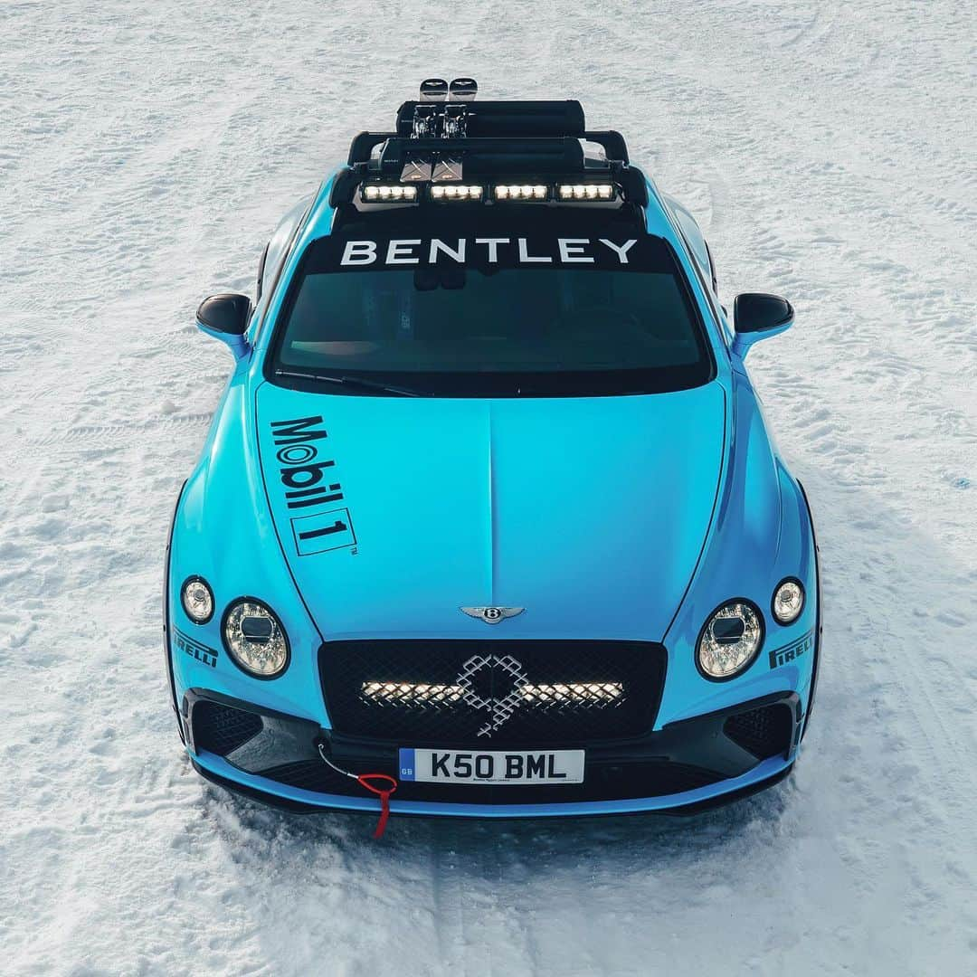 HYPEBEASTさんのインスタグラム写真 - (HYPEBEASTInstagram)「#hypeAF: @bentleymotors has modified its Continental GT for the GP Ice Race in Zell am See, Austria. It’s been equipped with a W12 engine, which enables the car to push out a whopping 626 horsepower and 664 pound-feet of torque, as well as a rear roll cage and an onboard fire suppression system. Swipe for a better look at it. ⁠⠀ Photo: Bentley」1月29日 23時36分 - hypebeast