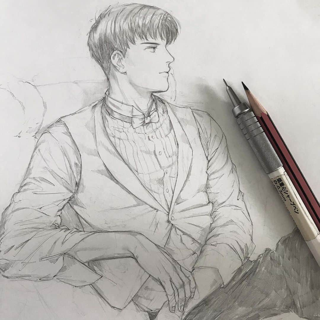 知花シンジさんのインスタグラム写真 - (知花シンジInstagram)「#tuxedomask #wip 🌹  #イラスト #アナログイラスト #地場衛 #セーラームーン #illust #sailormoon #chibamamoru #일러스트 #그림 #드로잉 #세일러문」1月30日 1時08分 - artbyshinji