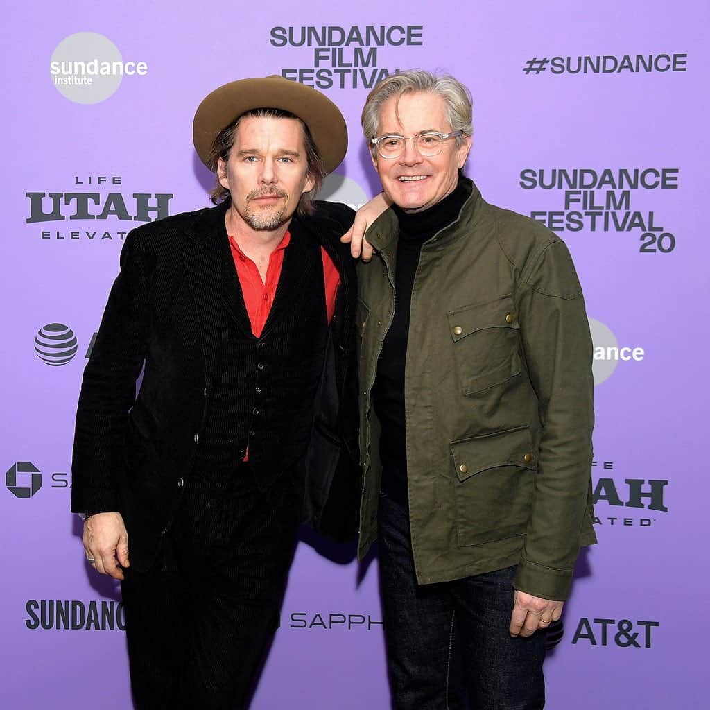カイル・マクラクランさんのインスタグラム写真 - (カイル・マクラクランInstagram)「🎶 Reunited 🎶 with @ethanhawke at #Sundance this year for #Tesla. Can't believe it's been 20 years since Hamlet’s premiere at Sundance in 2000! 🎭」1月30日 2時06分 - kyle_maclachlan