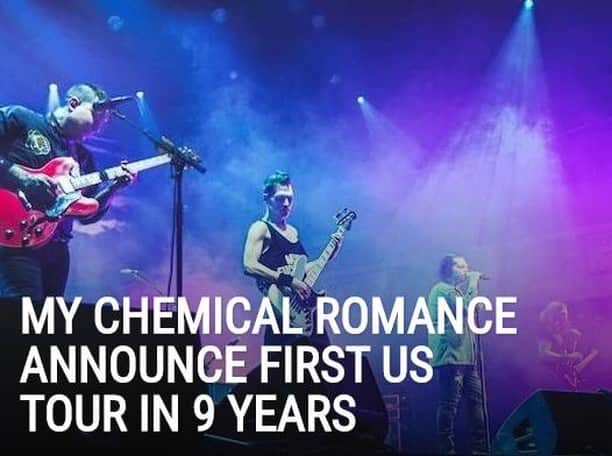 Alternative Pressさんのインスタグラム写真 - (Alternative PressInstagram)「BREAKING: @mychemicalromance have announced their first U.S. tour in nine years, including @riot_fest and @aftershockfestival, and we’re not o-fucking-kay⁠ LINK IN BIO⁠ .⁠ .⁠ .⁠ #mychemicalromance #mcr #mcrofficial #mychem #ibroughtyoumybulletsyoubroughtmeyourlove #threecheersforsweetrevenge #theblackparade #dangerdays #gerardway #frankiero #mikeyway #raytoro #altpress #alternativepress #mcrreturn #mychemreturn #mychemicalromancereturn #mcrxx #riotfest #aftershockfestival」1月30日 2時15分 - altpress