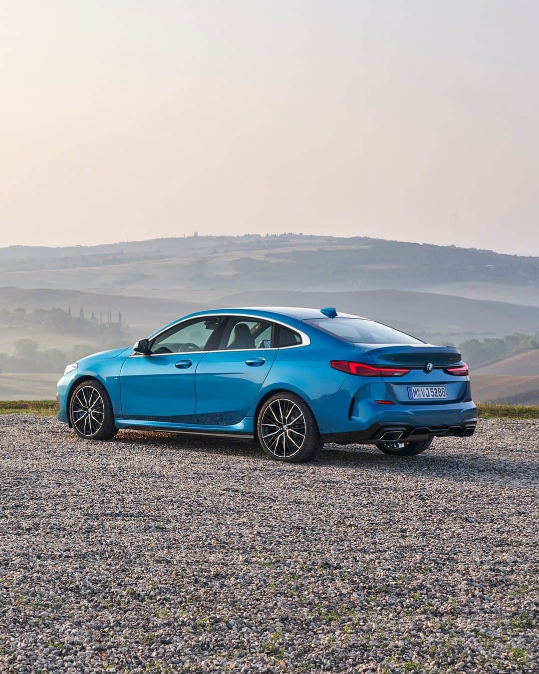 BMWのインスタグラム：「Stand to attention. The first-ever BMW 2 Series Gran Coupé. #THE2 #BMW #2Series __ BMW M235i xDrive Gran Coupé: Fuel consumption in l/100 km (combined): 7.1–6.7. CO2 emissions in g/km (combined): 162–153.  The values of fuel consumptions, CO2 emissions and energy consumptions shown were determined according to the European Regulation (EC) 715/2007 in the version applicable at the time of type approval. The figures refer to a vehicle with basic configuration in Germany and the range shown considers optional equipment and the different size of wheels and tires available on the selected model. The values of the vehicles are already based on the new WLTP regulation and are translated back into NEDC-equivalent values in order to ensure the comparison between the vehicles. [With respect to these vehicles, for vehicle related taxes or other duties based (at least inter alia) on CO2-emissions the CO2 values may differ to the values stated here.] The CO2 efficiency specifications are determined according to Directive 1999/94/EC and the European Regulation in its current version applicable. The values shown are based on the fuel consumption, CO2 values and energy consumptions according to the NEDC cycle for the classification. Further information on official fuel consumption figures and specific CO2 emission values of new passenger cars is included in the following guideline: 'Leitfaden über den Kraftstoffverbrauch, die CO2-Emissionen und den Stromverbrauch neuer Personenkraftwagen' (Guide to the fuel economy, CO2 emissions and electric power consumption of new passenger cars), which can be obtained free of charge from all dealerships, from Deutsche Automobil Treuhand GmbH (DAT), Hellmuth-Hirth-Str. 1, 73760 Ostfildern-Scharnhausen and at https://www.dat.de/co2/.」