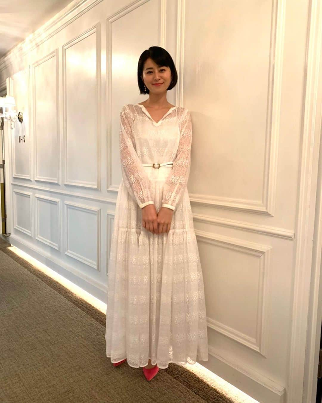 鈴木ちなみさんのインスタグラム写真 - (鈴木ちなみInstagram)「dress...@adelly.tokyo  earrings...@abiste_official shoes...@seven_twelve_thirty.official  Thank you for coming to the Event! #旅色　#旅色アンバサダー #ランニング旅 #HIS #星のや」1月30日 17時30分 - chinami_suzuki0926