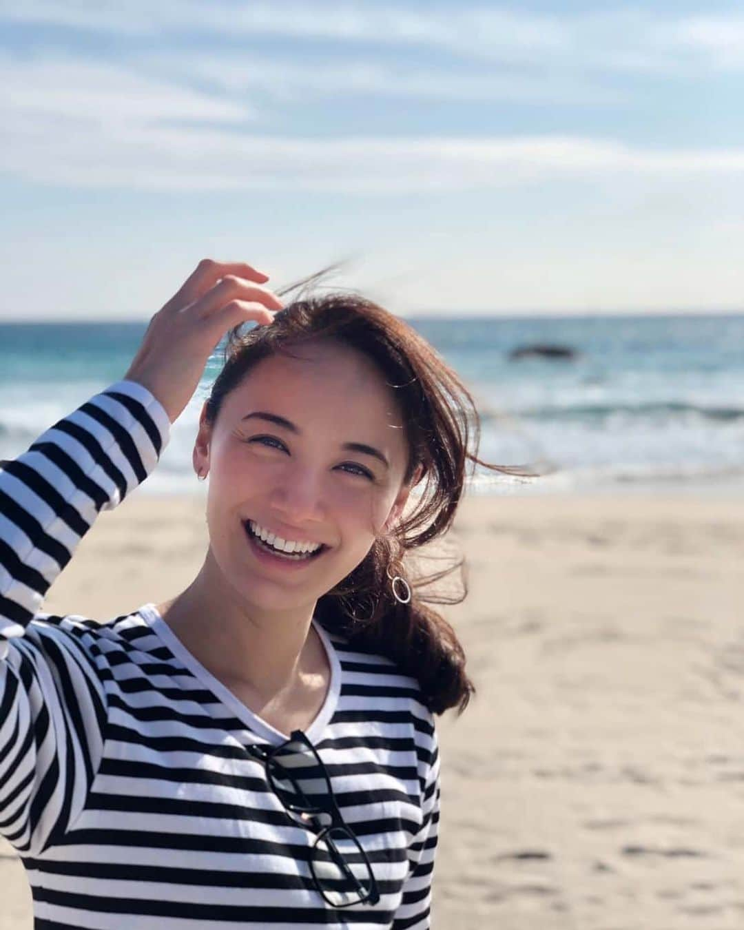 富永沙織さんのインスタグラム写真 - (富永沙織Instagram)「暖かいお天気の日と、海が大好き😊🍀 ・ #暖かい #海 #暖かい日 #beach #お天気 #天気がいい #青い海 #青い空 #白い砂浜 #大好きな #sunnyday #気持ちいい #ぽかぽか」1月30日 11時42分 - saori_tominaga