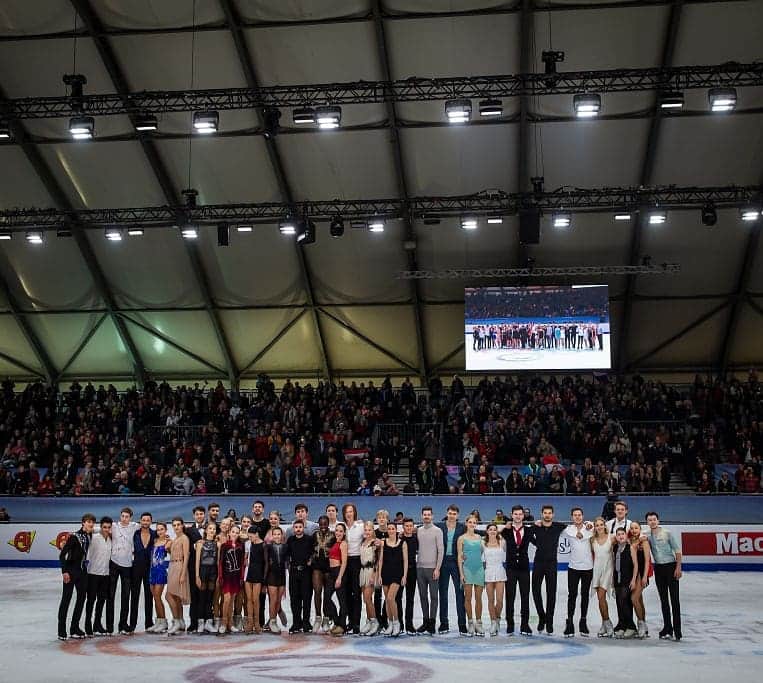のインスタグラム：「🔙 Did you miss out on #EuroFigure action? Check out the full event recap at isu.org from the link in our stories ! 🔗📲 #FigureSkating」
