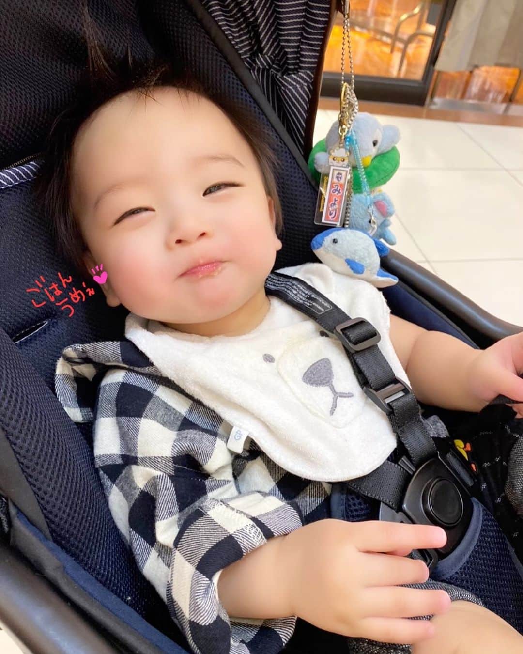 Momoeのインスタグラム：「#happy #男の子ベビー #赤ちゃんのいる生活 #赤ちゃん #baby #family #家族 #0歳 #成長記録 #育児記録 #boy #育児 #smile #男の子 #息子 #code #love #kids #子供 #thankyou #宝物 #ベビー #fashion #follow #boy #パパ #ママ #ママ友 #家族写真　#9ヶ月」