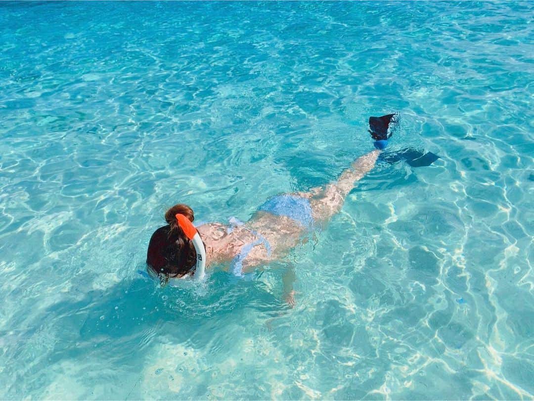原満莉菜さんのインスタグラム写真 - (原満莉菜Instagram)「お魚たくさんいた🐟！！ 海きれーーい！！！ ． ． #サイパン #マニャガハ島 #シュノーケリング」1月30日 13時16分 - marina_serizawa