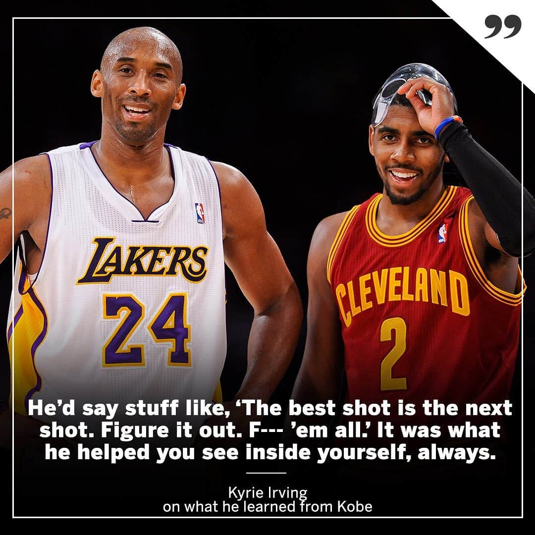 espnさんのインスタグラム写真 - (espnInstagram)「Kyrie Irving says Kobe would always try and get the best out of you.」1月30日 13時30分 - espn