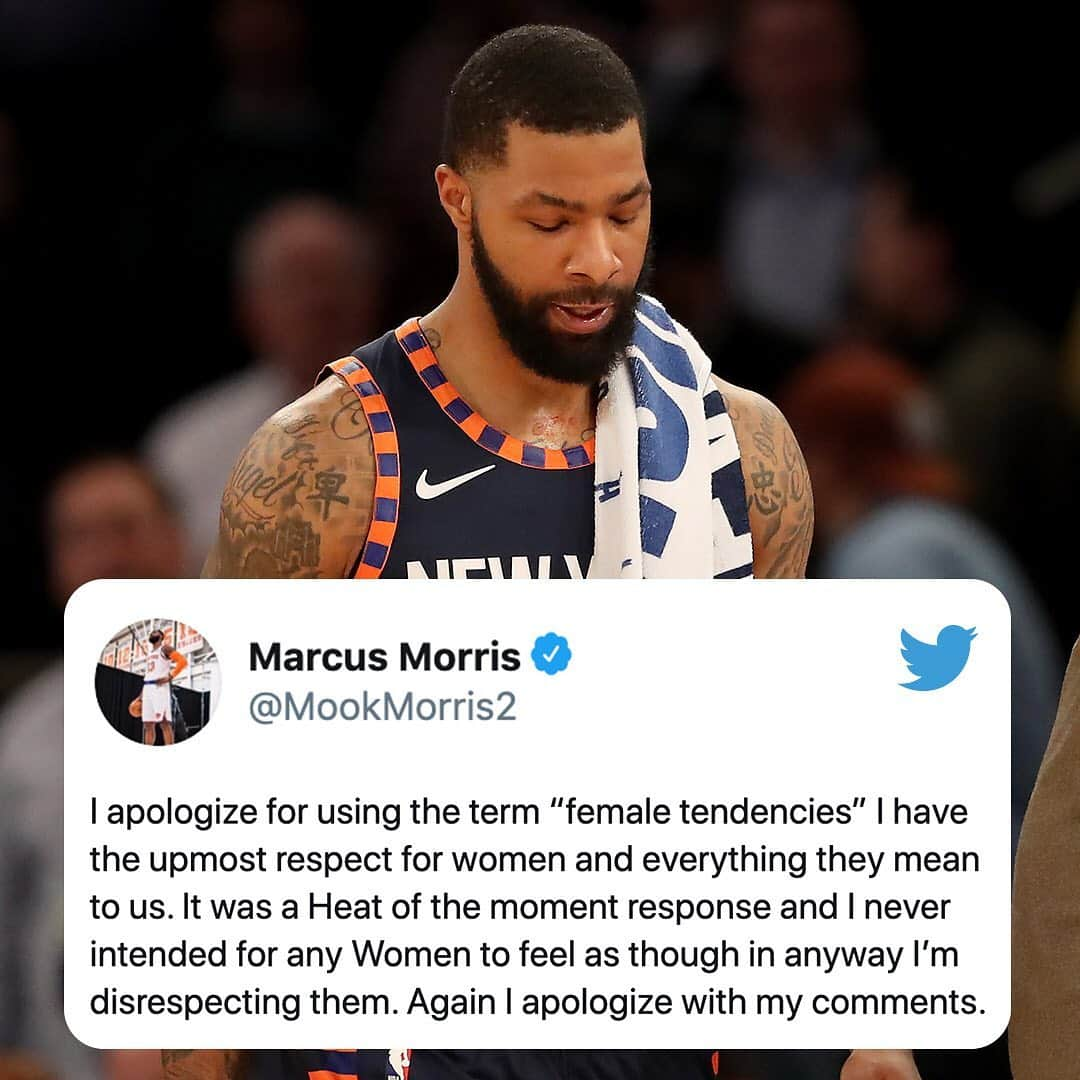 espnさんのインスタグラム写真 - (espnInstagram)「Marcus Morris called Jae Crowder “very woman-like” and said he had “female tendencies” after the game. Morris later apologized on Twitter.」1月30日 14時17分 - espn