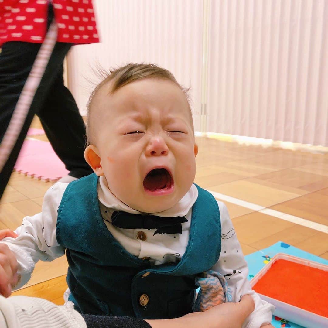 上原誠さんのインスタグラム写真 - (上原誠Instagram)「いつも泣く前はこんな顔する囧rz」1月30日 14時48分 - m.uehara