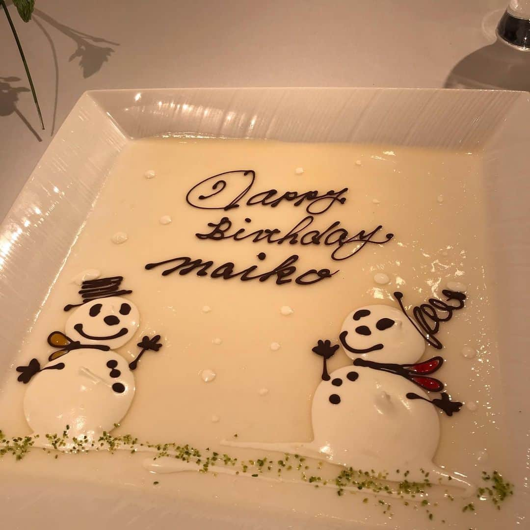 Maiko Shibataさんのインスタグラム写真 - (Maiko ShibataInstagram)「お誕生日忘れかけてたけど お祝いしてもらえて嬉しい😆♡ また一年元気に楽しむぞー  #メゾンドタカ」1月30日 15時18分 - maikoshilog