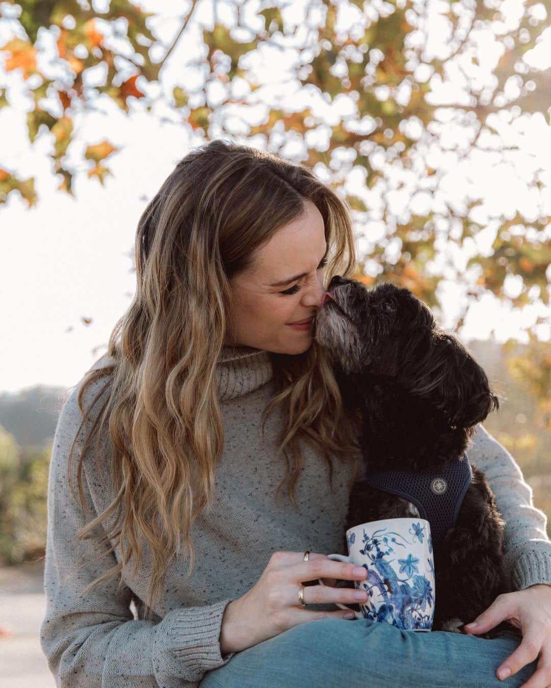 ダニエル・パナベイカーのインスタグラム：「Puppy love 🥰」