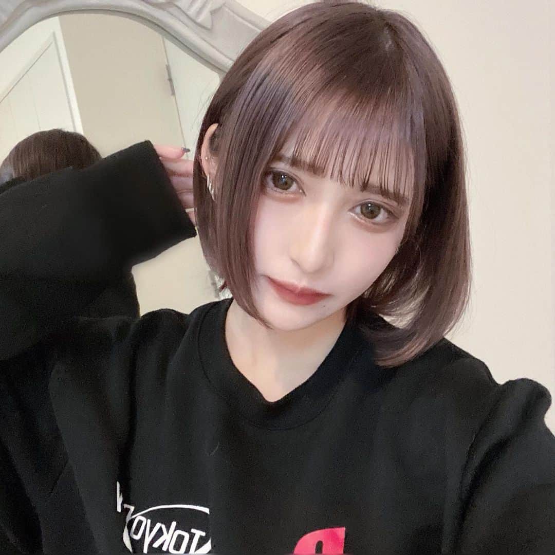 一ノ瀬りとのインスタグラム：「むらさきぽくした〜かわいい〜？」