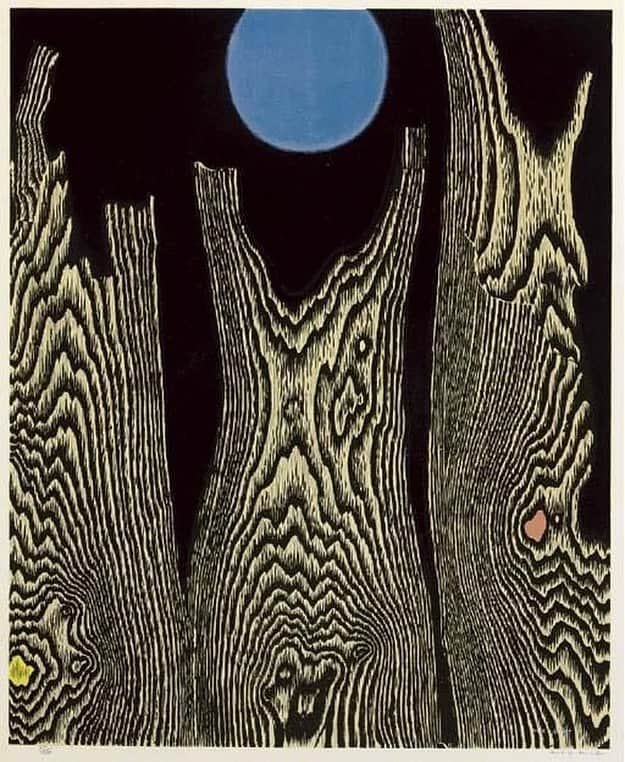のインスタグラム：「Max Ernst ; 'Forêt et soleil', 1928 #sustainablefashion #buylessbuybetter #frenchfashion #minimalism #fashionconscious #art #artwork #inspiration #colors #fashionconscious #colours #dessin」