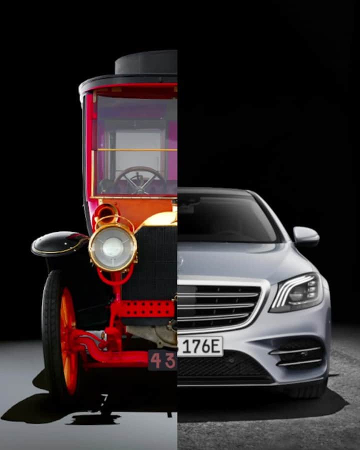 のインスタグラム：「A timeless classic! See our flagship model change through the years. @daimler_ag #MercedesBenz #Sclass」