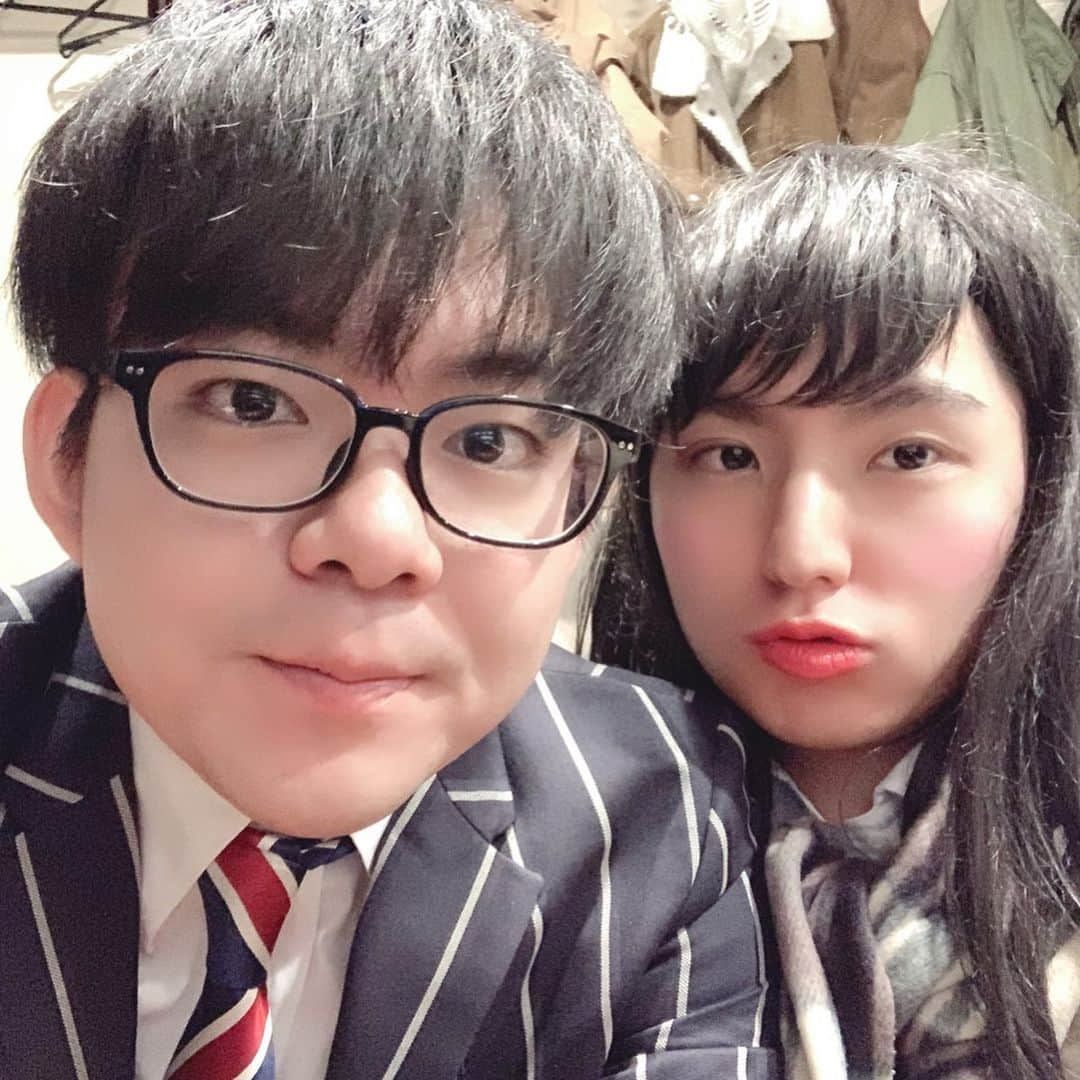 一平（Gパンパンダ）さんのインスタグラム写真 - (一平（Gパンパンダ）Instagram)「女装っぺー﻿ ﻿ 新ネタで女装してので、スタコさんと一緒に。﻿ 他事務所の芸人さんと仲良くなってきたのって、﻿ 超嬉しいことだなぁ。﻿ ﻿ 2人とも面白くて優しくて最高！﻿ 早く三森さんの捌く魚食べたいなあ。﻿ ﻿ ◆告知！絶対見てね！◆﻿ 『ワタナベNO1決定戦 2020 決勝』﻿ 2月17日(月)19:00〜22:00﻿ ﻿ AbemaTVにて、生放送。﻿ ﻿ 優勝賞品﻿ 100万円！！﻿ AbemaTV冠特番！！﻿ ﻿ お客さん投票もあります！！﻿ ﻿ ﻿ ◆YouTube観てほしい！！◆﻿ 「Gパンパンダのbamboo!×2」﻿ ネタに企画にたくさん、あげてます！！﻿ ﻿ #YouTube #チャンネル登録 お願いしますっ！！﻿ 「Gパンパンダ」で検索！﻿ 毎週土曜日、21:00に更新。﻿ ﻿ #Gパンパンダ #芸人 #お笑い芸人 #素敵マン﻿ #おしゃっぺー #おしゃれないっぺーを目指す旅﻿ ﻿ #ワタナベお笑い決定戦 #ワタナベお笑い﻿ #ワタナベお笑い﻿ #サンシャイン池崎 #我が家 #新作のハーモニカ﻿ #Aマッソ #リンダカラー #ロビンソンズ #土佐兄弟﻿ #はなしょー #ゴリゴリ #ロングロング#四千頭身﻿ ﻿ #スタンダップコーギー #三森 #奥村うどん﻿ #女装 #女装子 #女装男子 #女装娘」1月30日 20時08分 - gpanpanda_ippei