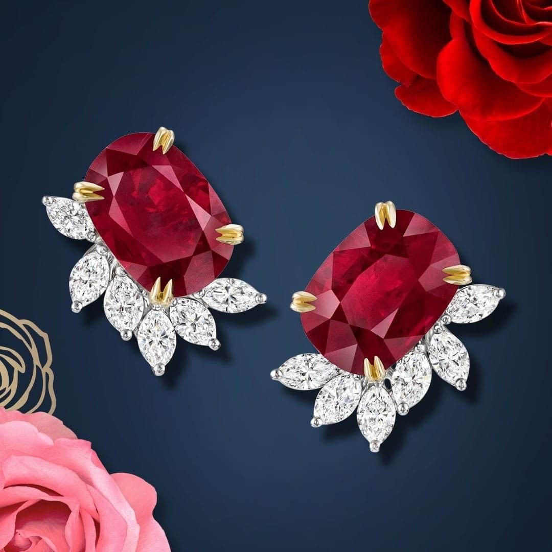 ハリー・ウィンストンさんのインスタグラム写真 - (ハリー・ウィンストンInstagram)「Love is ruby and diamond earrings from #HarryWinston. Tap the link in bio to find #ValentinesDay gifts guaranteed to win hearts. #HighJewelry」1月30日 20時30分 - harrywinston