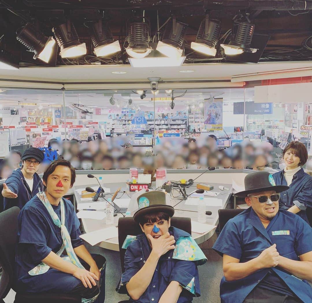 三浦祐太朗のインスタグラム：「本日のゲストはH ZETTRIOの皆さんでした。 #NACK5 #キラスタ #斉藤百香 #三浦祐太朗」