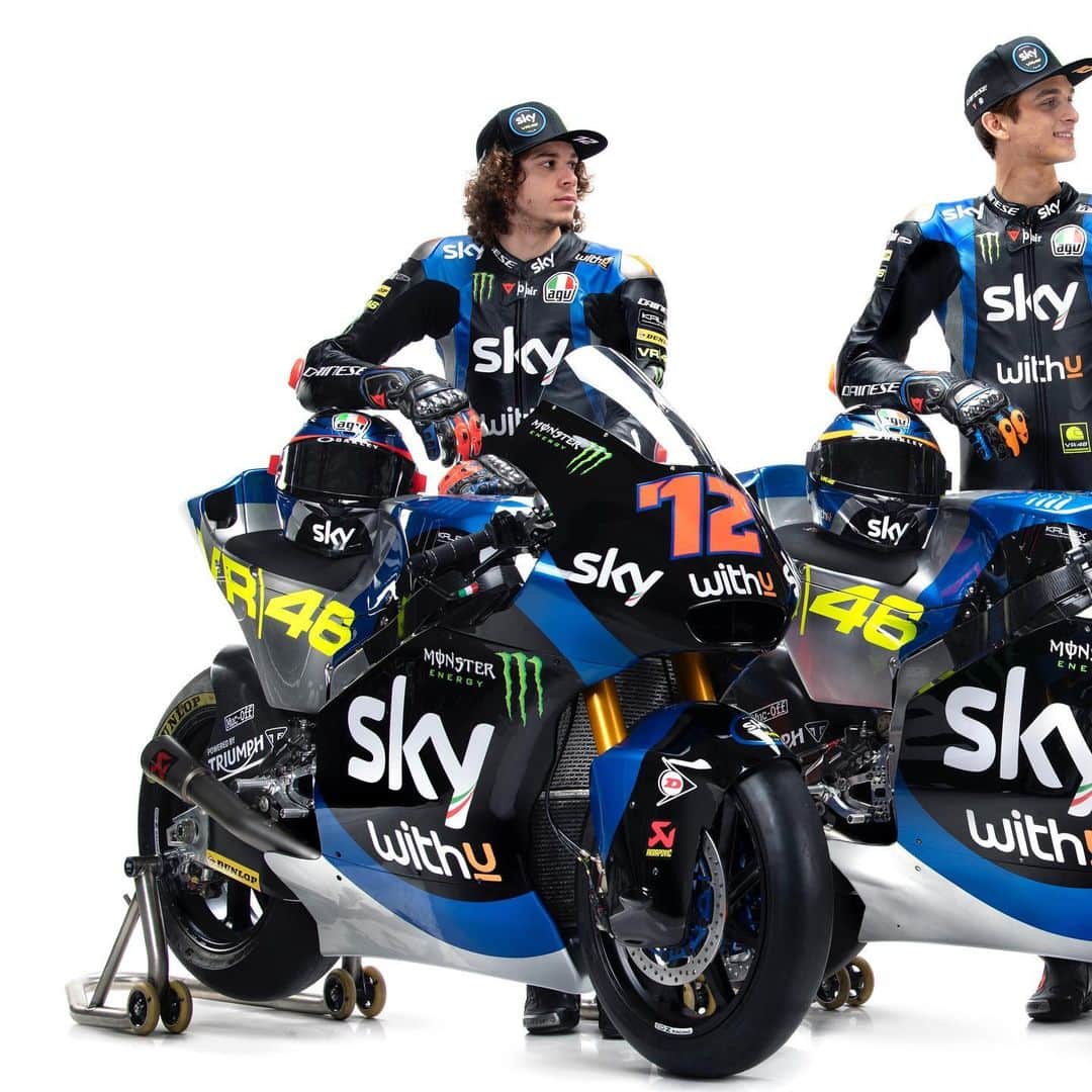 MotoGPさんのインスタグラム写真 - (MotoGPInstagram)「The 2020 @skyracingteamvr46 squad 😎 #SwipeLeft ⬅️ #LM10 #MB72 #CV13 #AM16 #Moto3 #Moto2 #Moto3」1月30日 21時17分 - motogp