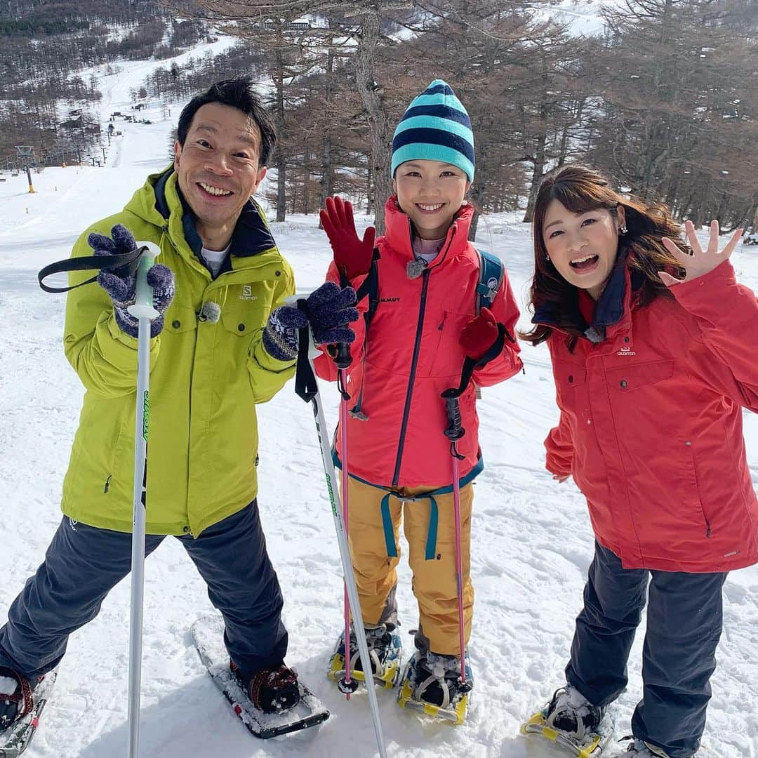 小宮山瑞季さんのインスタグラム写真 - (小宮山瑞季Instagram)「いよいよ明日わがまま！気まま！旅気分 ウィンターリゾート信州 温泉・グルメ・絶景ツアー♨️🐒が放送されます！ ごご2時からです！ 素敵な出会い、忘れられない体験ばかりでした😀😬😗😁💕 末吉くんと楽しく撮影させて頂きましたよ🌼🌼🌼 ・ そしてごご6時からは、土曜はこれダネッ！もあります！ 合わせてぜひご覧ください✨💫✧ ・ #旅気分 #スノーリゾート信州 #スキー場 #skiing #スノーボード #snowboarding #スノーシュー #高峰高原 #浅間 #太田プロ #末吉くん #土曜はこれダネッ #いつも一緒 #グルメ #gourmet #温泉 #hotspring #絶景 #superbview #冬遊び #長野放送 #土曜はこれダネッ #アナウンサー #小宮山瑞季 #今日のこみぃ」1月31日 11時54分 - komiyama_mizuki