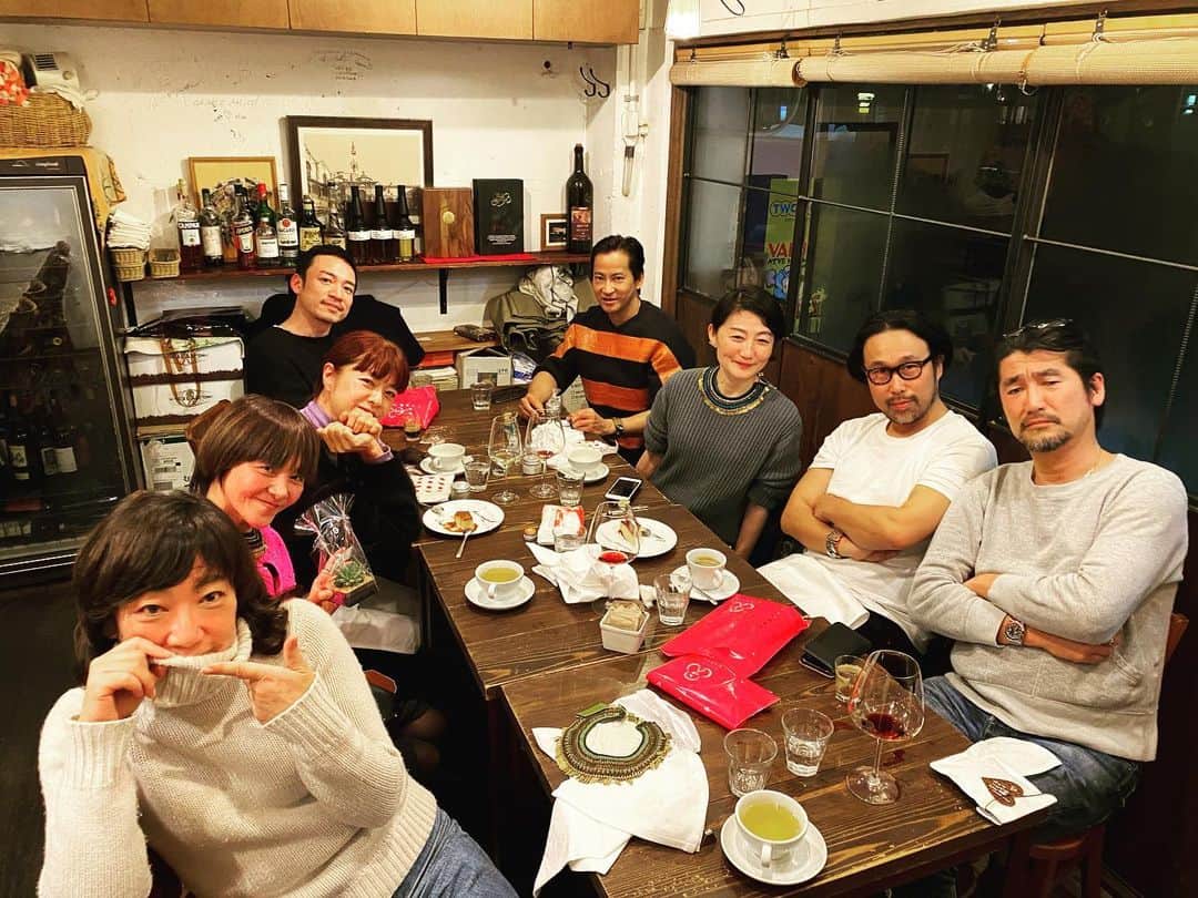 Yusuke Saekiのインスタグラム：「昨晩は美の巨匠達とダペピ！🇮🇹 改めてお誕生日おめでとうございます🎂❤️ 笑って食べて愉快な時間^ ^」