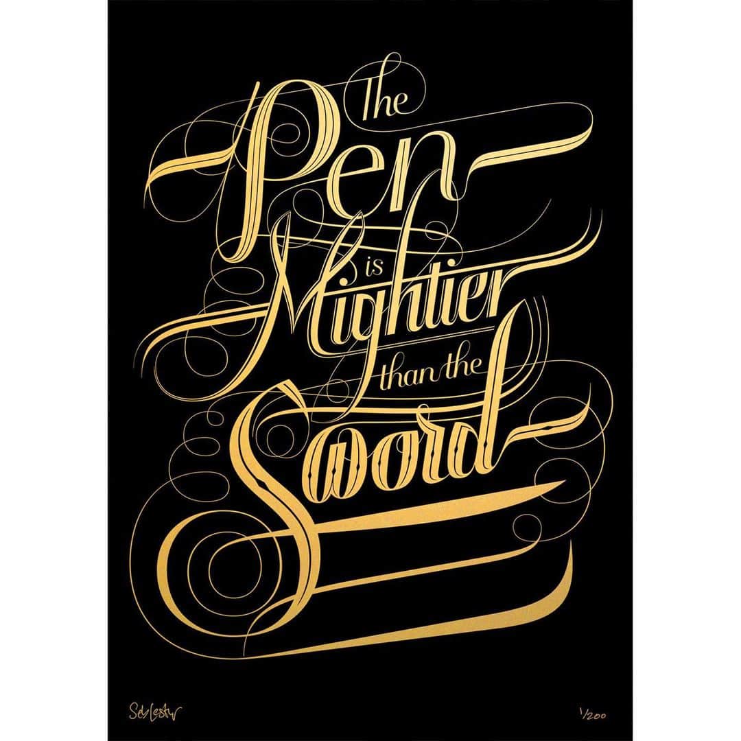 Seb Lesterのインスタグラム：「Hi all, I am having a big tidy up in my office and now have a very small number of long sold out limited edition prints available to buy in my online store from 10pm GMT (5pm EST) this evening. These are some of the most popular and requested prints I’ve ever released, including ‘Stars’, ‘Mightier’ and ‘Dreams’. None of these prints will be released again, so if you missed out the first time this is your chance. They rarely appear on the secondary market. Check seblester.com/shop at 10pm GMT (5pm EST) for details.」