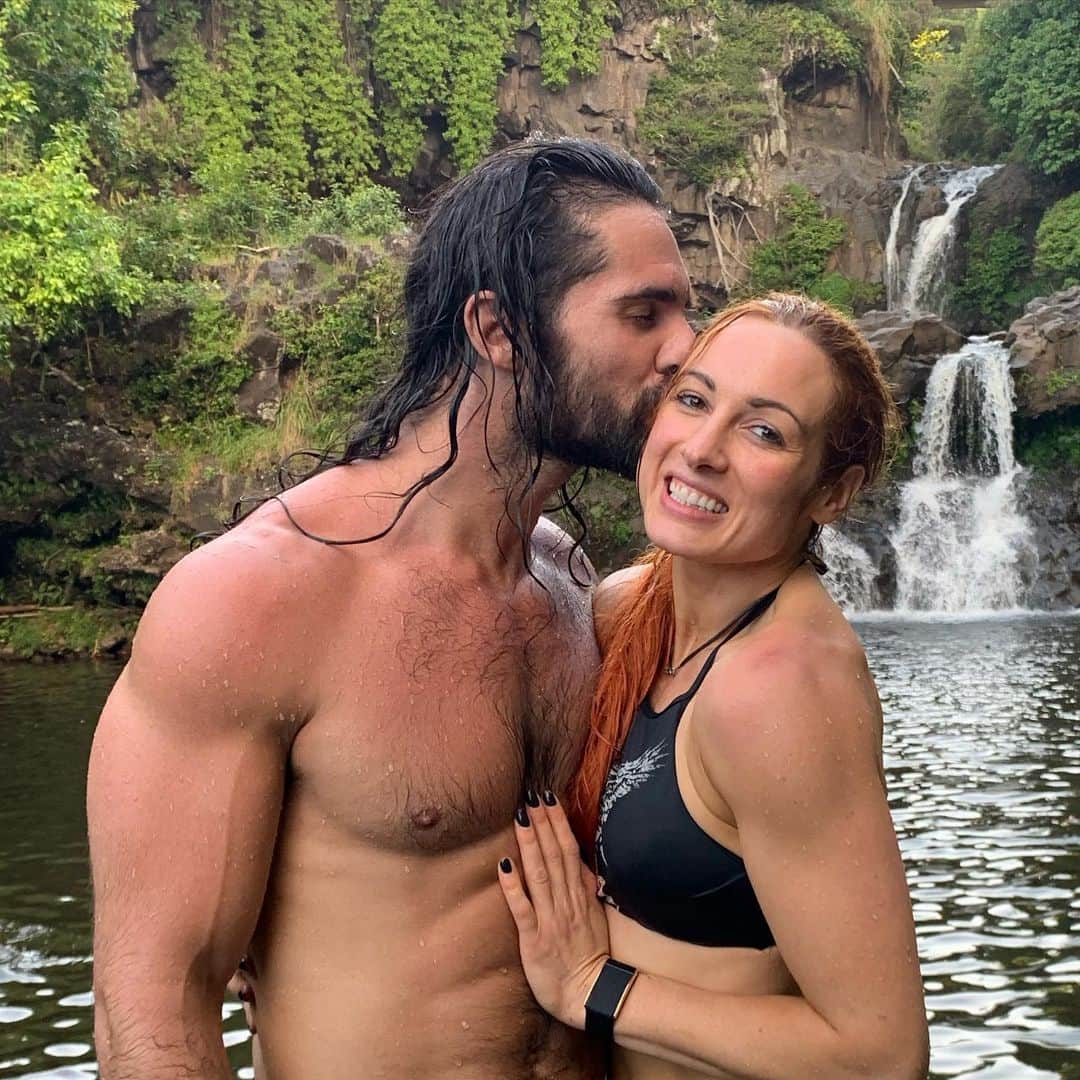 セス・ロリンズのインスタグラム：「Happiest of birthdays to the woman who changed the world...and my life, forever.  ______ @beckylynchwwe」