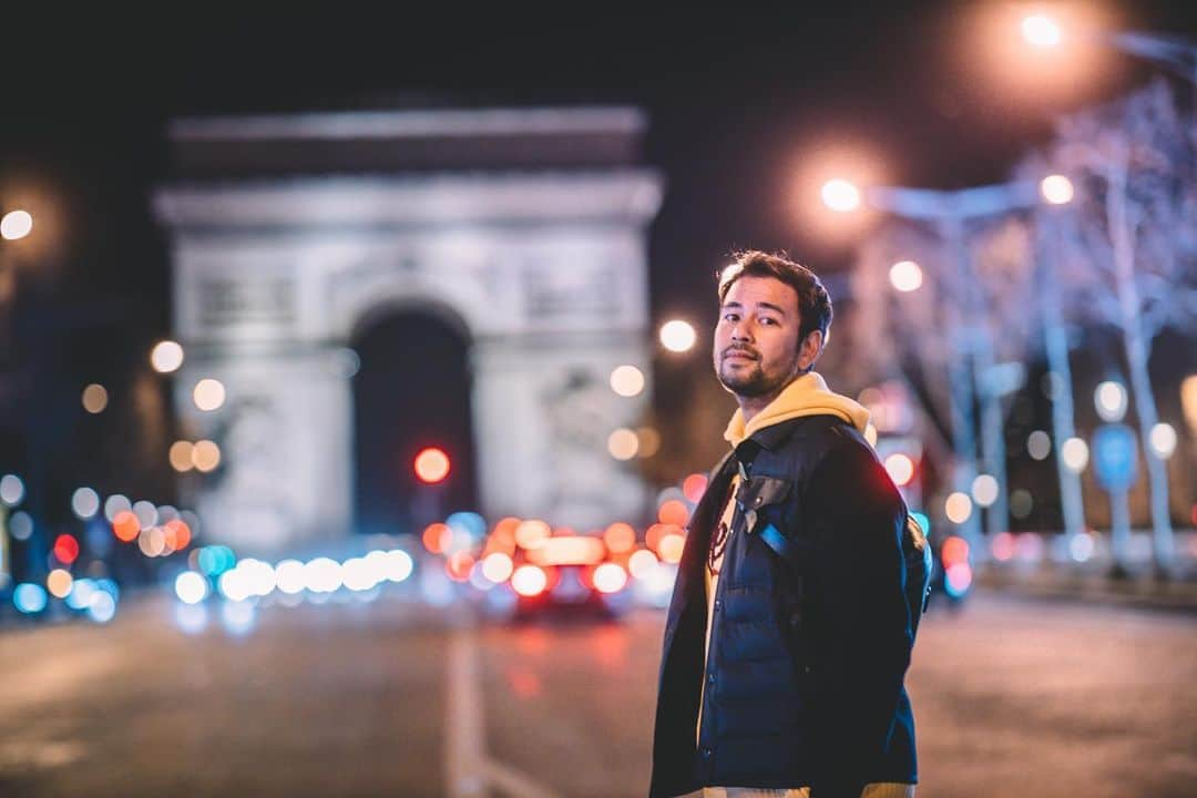 Raffi Ahmadさんのインスタグラム写真 - (Raffi AhmadInstagram)「Tengah malam di kota 🇫🇷PARIS ❤️ "Arc De Triomphe "Gerbang Kemenangan !!!!! Kemenangan dalam hati kita adalah saat kita Bersyukur 🙏 Alhamdulillah」1月31日 7時00分 - raffinagita1717