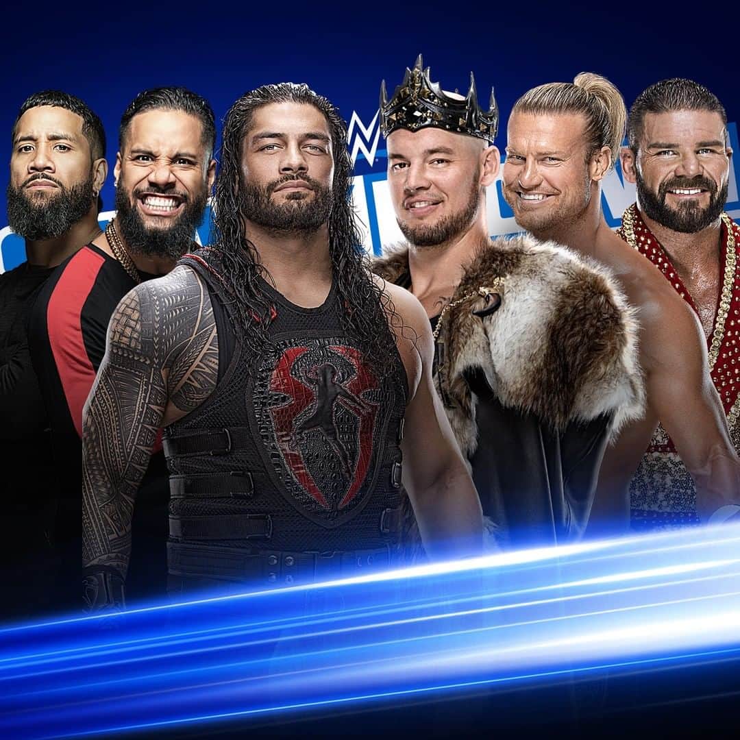 WWEさんのインスタグラム写真 - (WWEInstagram)「The #ICTitle will be ON THE LINE, @romanreigns and #King @baroncorbinwwe gather their troops for a rematch, #ShortyG and @wwesheamus collide, a high-stakes Tag Team Fatal 4-Way Match goes down and more TOMORROW NIGHT on #SmackDown!」1月31日 9時47分 - wwe
