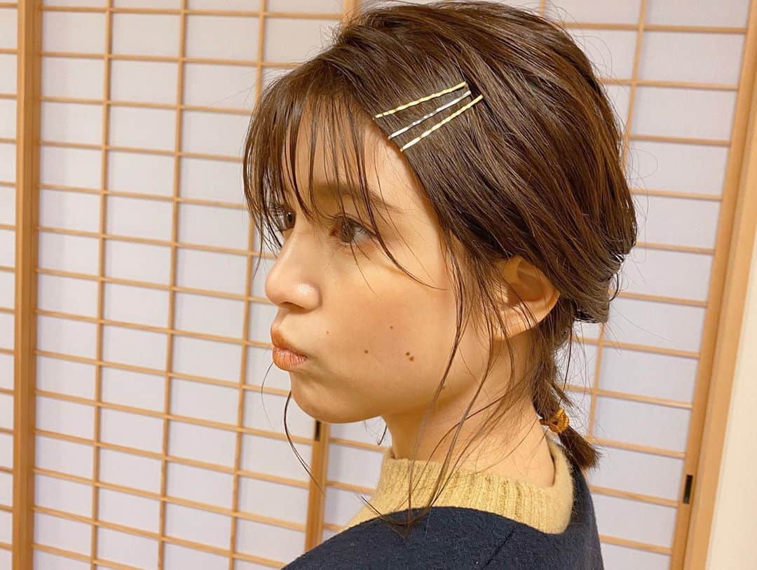 川島海荷さんのインスタグラム写真 - (川島海荷Instagram)「髪型、ヘアアレンジ、模索中🤥」1月7日 13時58分 - umika_kawashima