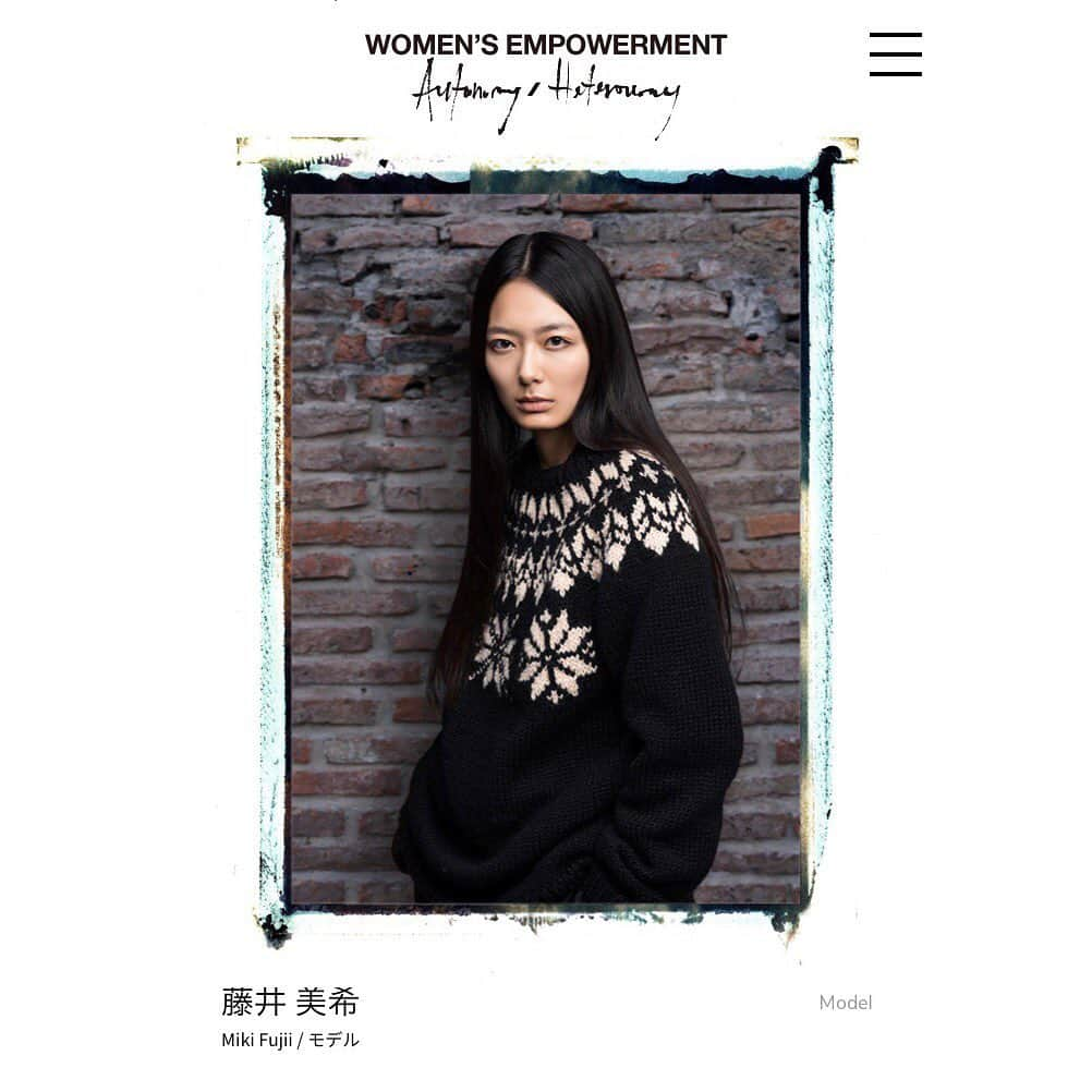 SATORU JAPAN Inc.さんのインスタグラム写真 - (SATORU JAPAN Inc.Instagram)「. 藤井美希がY'sのアートプロジェクト「Women's empowerment 」 に参加しました！ ◆Y's 「Women's empowerment」 @ys_theofficial Model：#藤井美希 @miki_fujii.527 . 【公式HP】https://www.yohjiyamamoto.co.jp/ys/Womens_Empowerment/mikifujii/ . #ワイズ #ヨウジヤマモト #アパレル #モデル #モデル事務所 #サトルジャパン #yohjiyamamoto #tokyo #ys_womensempowerment #model #modelagency #japanesemodel #satorujapan」1月7日 16時56分 - satorujapan_official