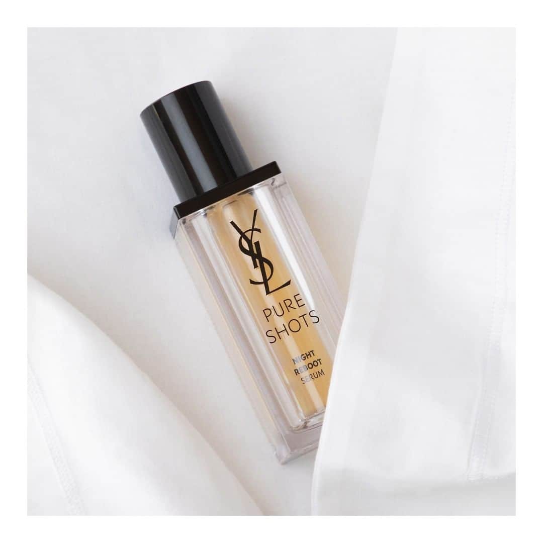 Yves Saint Laurent Beautyさんのインスタグラム写真 - (Yves Saint Laurent BeautyInstagram)「Fake it till you make it. With Pure Shots, Night Reboot Serum, by the first morning, skin looks like you’ve  had a full night’s rest. PURE SHOTS NIGHT REBOOT SERUM #yslbeauty #rebootyourskin #pureshots #livefaststayyoung」1月7日 17時59分 - yslbeauty