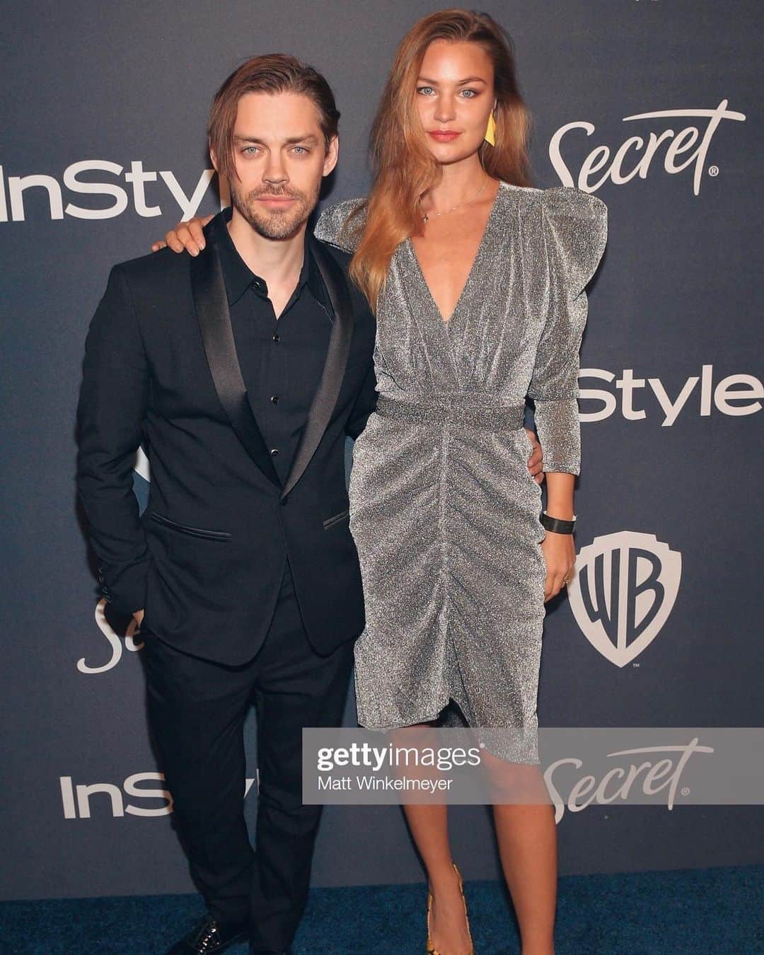 のインスタグラム：「Had a fun @goldenglobes weekend in Los Angeles. Lovely laid back drinks in the hills with @ysl hosted by @ramimalek on Saturday and a fun party with @instylemagazine and @wbpictures on Sunday. Now it’s back to NYC to continue filming @prodigalsonfox !!」