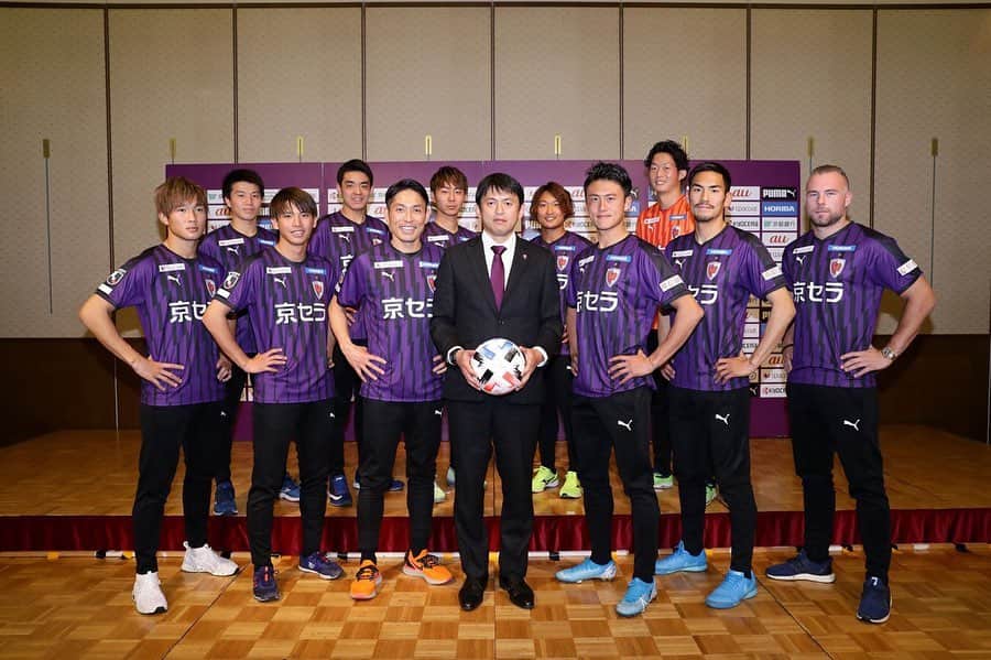 荒木大吾のインスタグラム：「全力で頑張ります！🟣⚽️ #京都サンガ #8」
