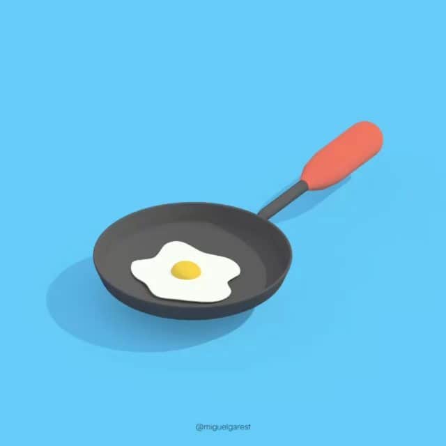 のインスタグラム：「Happy #Tuesday 🍳 by 👉 Miguel E. @miguelgarest 👈  #miguelgarest #eggsconcept #egg #eggs #friedegg #tuesday #tuesdays #theweekoninstagram #fubiz #fubizdesign #picame #thisismold #meetkvell #thecreatorclass #graphicroosane」