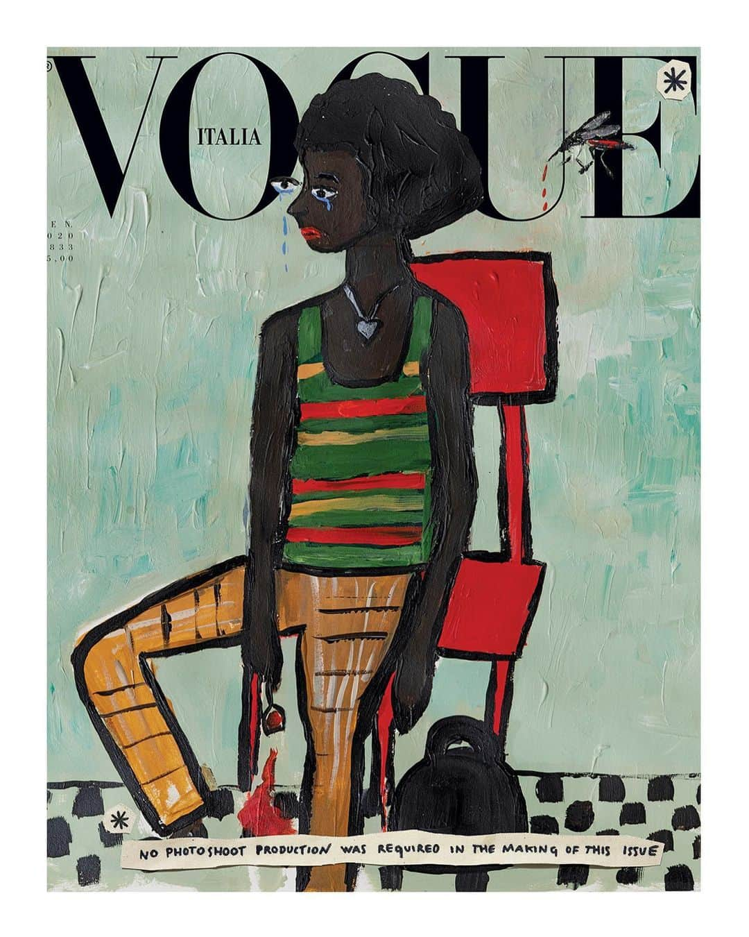 グッチさんのインスタグラム写真 - (グッチInstagram)「Looking at @VogueItalia’s January covers created by seven artists including graphic novel illustrator @MiloManara_official who spoke about his artwork featuring a lace gown with a narrow GG belt detail from the #GucciSS20 collection: “For my cover I referenced the greatest of models, Michelangelo’s David, but in female form. I wanted to recreate the same pose, the quiet pride of the victor, which is the attitude that represents femininity in our times despite male resistance”. Other covers were created by artists: @Cas_Amandaa, @Yoshitaka_Amano, @DelphineDesane @DelphineDesaneStudio, @Paolo.Ventura, @David_Salle and Vanessa Beecroft @VBuntitled. All covers feature #GucciSS20 by @alessandro_michele. #AlessandroMichele #GucciEditorials」1月7日 23時56分 - gucci