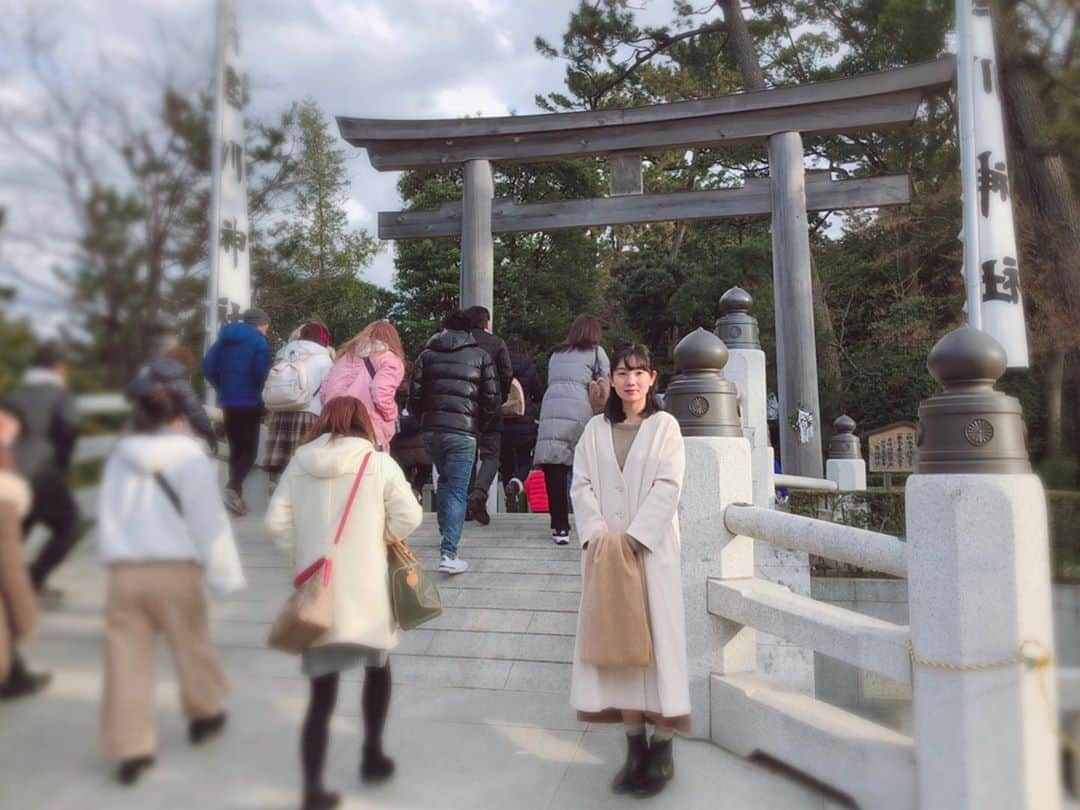 山崎丹奈のインスタグラム：「⛩」