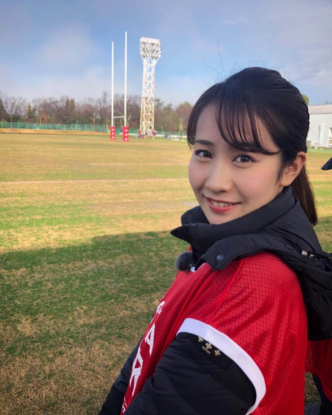 のインスタグラム：「1月12日(日)に開幕するラグビーのトップリーグ🏉W杯日本代表の姫野選手、木津選手、茂野選手などが所属するトヨタ自動車ヴェルブリッツの練習を取材してきました！ 明日のイマネタでお伝えします。 . . . #ラグビー #ラグビー日本代表  #トップリーグ #トヨタ自動車ヴェルブリッツ #ヴェルブリッツ #豊田スポーツセンター #ドデスカ #メーテレ #島津咲苗 #rugby #rugby🏉 #rugbytopleague #topleague #instagood #instagramjapan  @toyotaverblitz」