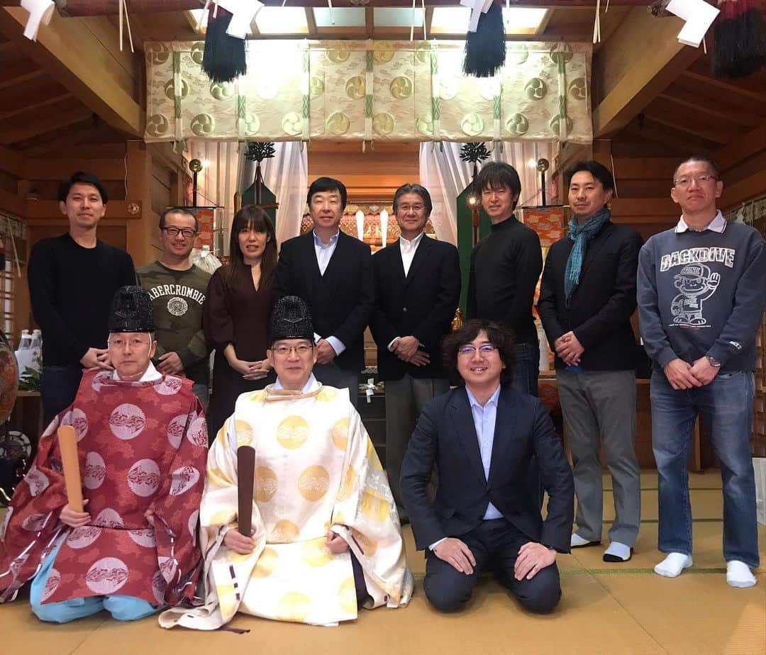のインスタグラム：「役員でご祈祷に行きました。本年も宜しくお願い致します。」