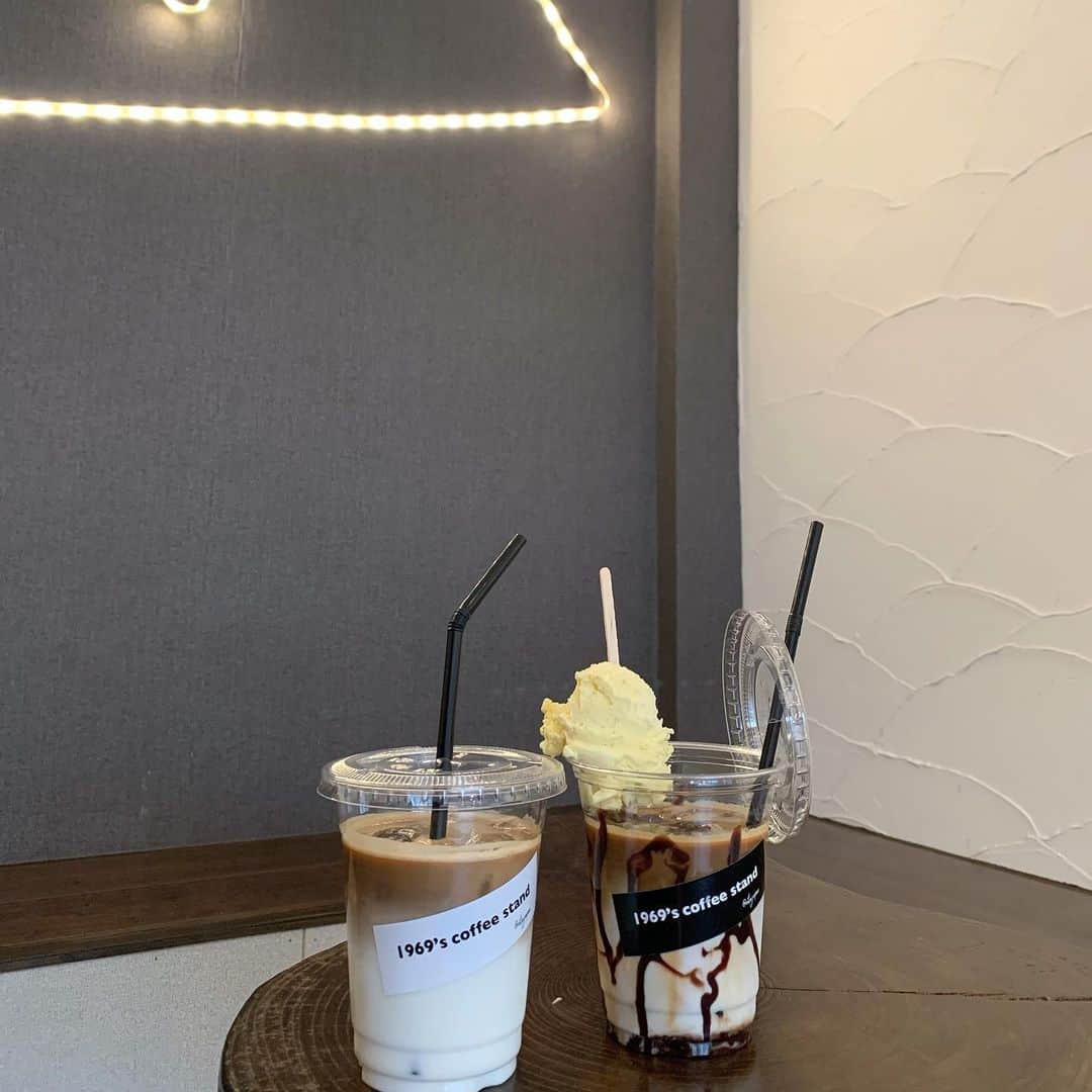 Mie Kawanoのインスタグラム：「暖かすぎて1月とは思えない𓂃𓂂 コーヒーも自然とアイスを選んじゃう𓇥」