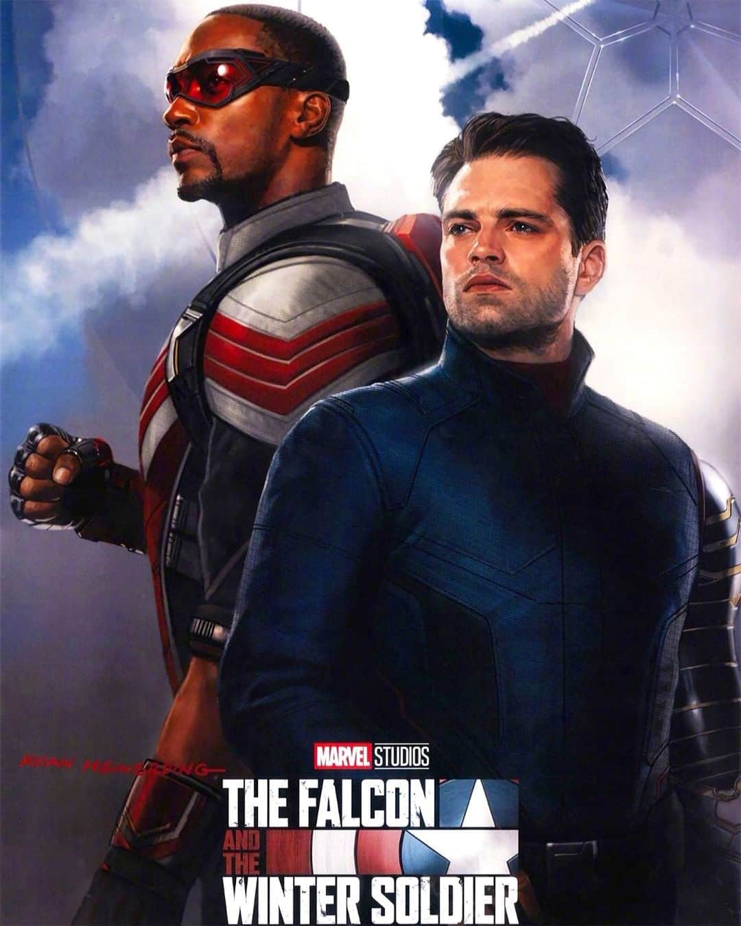 HYPEBEASTさんのインスタグラム写真 - (HYPEBEASTInstagram)「#hypeflix: @marvelstudios has revealed the official poster for its upcoming ‘The Falcon and the Winter Soldier’ TV series. The show will mark the first Marvel Studios production for the small screen, and will land on @disneyplus later on this year.⁠ Photo: Marvel Studios」1月8日 12時00分 - hypebeast