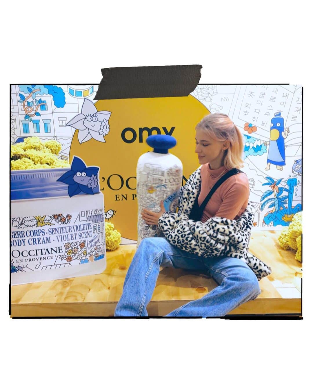 ステファニー・ミチョヴァさんのインスタグラム写真 - (ステファニー・ミチョヴァInstagram)「Getting a drawing class by @inch_inch_inch Haha 축하합니다 🥰🎨🖊 all this color made me think about my next hair color 🤔  @loccitanekorea #록시땅 #시티팔레트 #시어버터핸드크림」1月8日 22時26分 - stefaniemichova