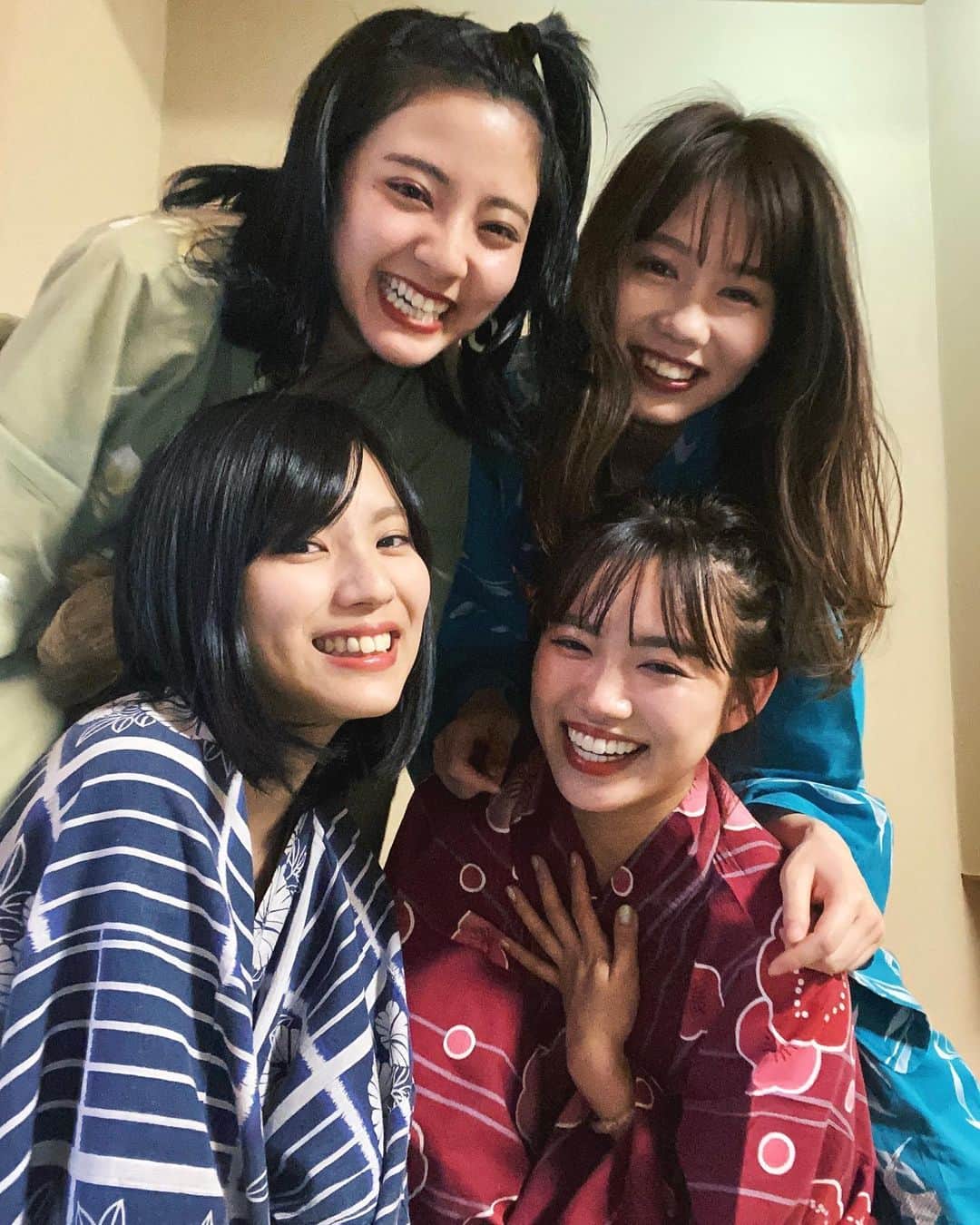 小林玲さんのインスタグラム写真 - (小林玲Instagram)「.﻿ ﻿ ﻿ 笑い過ぎた幸せな旅👏🗻 ﻿ ﻿ #ピチレモン　﻿ #SNRS﻿ #女子旅﻿ #浴衣﻿」1月8日 14時59分 - rei.kobayashi