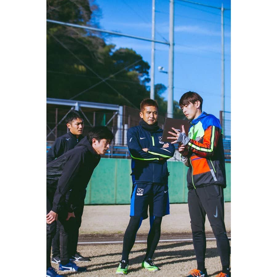 のインスタグラム：「Sprint Training in Oita  #稲本潤一 選手 #谷口彰悟 選手 #大島僚太 選手 #SC相模原 #川崎フロンターレ #秋本真吾」