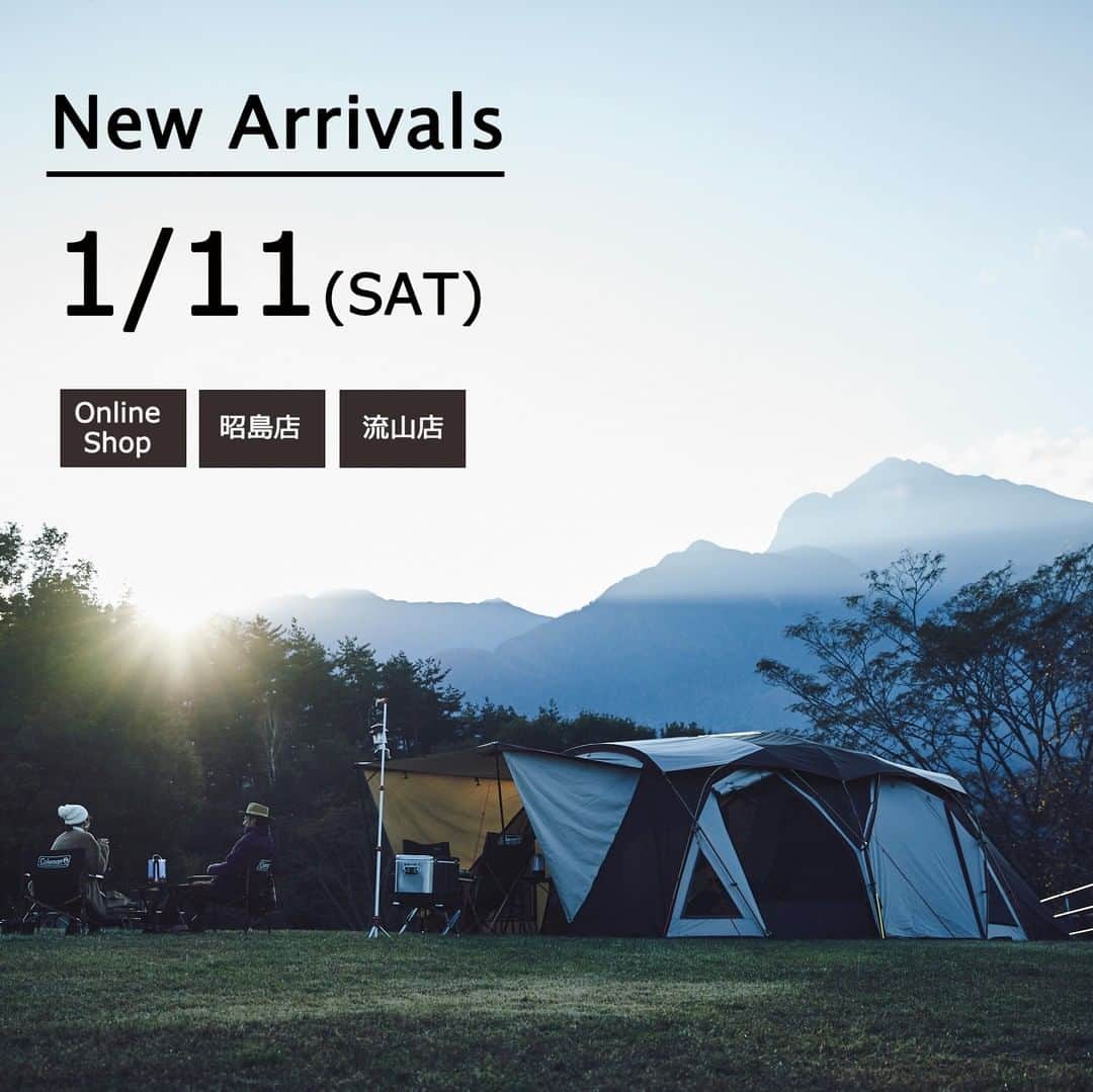 Coleman Japanのインスタグラム：「💫待望の新作！マスターシリーズ💫 ・ 最高の素材・機能を追及したコールマンのフラッグシップモデル「Master Series（マスターシリーズ）」。2020年、大きく変化する日本の四季に完全対応した４シーズンコンセプトのテント3型が新登場🎉 ・ 1月11日（土）10:00より、コールマンオンラインショップ、 コールマン昭島アウトドアヴィレッジ店、コールマンショップ流山店にて発売いたします。 ・ ・ ・ #灯そうColeman #灯そうコールマン #灯そう #Coleman #コールマン #Tent #テント #Camp #キャンプ #Outdoor #アウトドア #ウェザーマスター #マスターシリーズ #秋冬キャンプ #冬キャンプ #コールマン昭島店 #コールマン流山店」