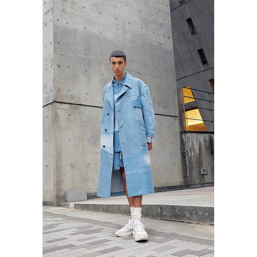 KUROのインスタグラム：「KURO 2020 S/S collection “Architecture” #architecture #denim #monsterstretch #」