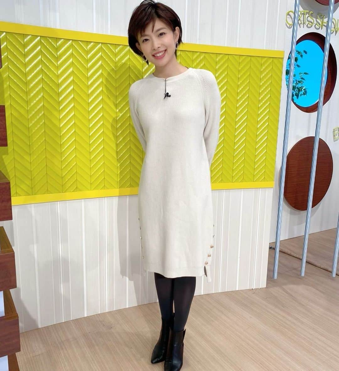 林マオさんのインスタグラム写真 - (林マオInstagram)「今日もワンピース⛄️ #anl  そして、 今日もお年玉プレゼントご応募頂いた皆さんありがとうございました！ 当選者の方には明日以降 読売テレビから非通知でお電話させていただきます☎️ 今週いっぱい 金曜までですので、 まだまだ チャンスはありますからね〜🎶 明日もご覧下さい！」1月8日 20時15分 - maohayashi_ytv