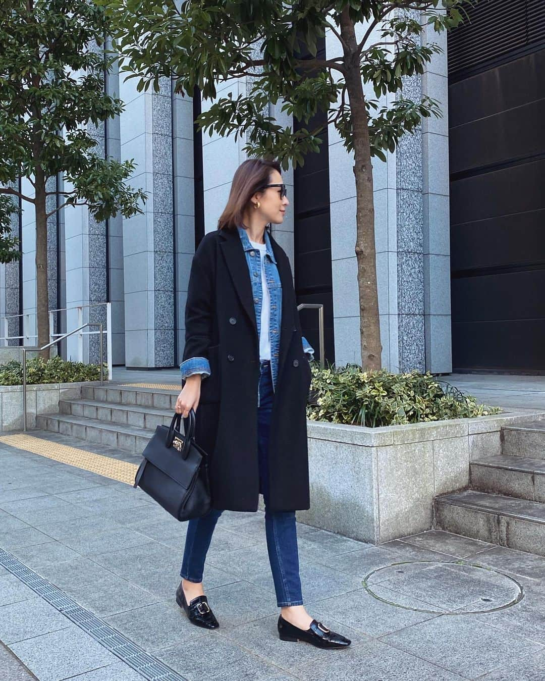 MAICOさんのインスタグラム写真 - (MAICOInstagram)「#outfit  Jacket... #zara Pants... #agjeans  大好きなデニムコーデでした👖✨」1月8日 21時22分 - maico0327