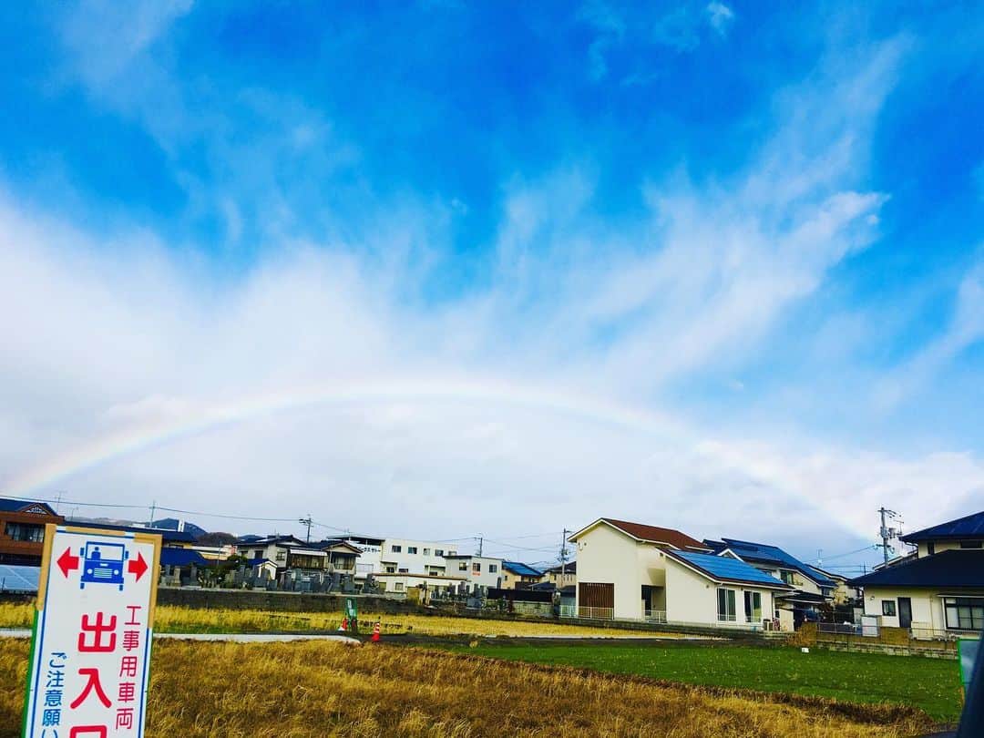 藤井惠さんのインスタグラム写真 - (藤井惠Instagram)「虹🌈🌈🌈🤗」1月9日 0時55分 - megumi_fujii