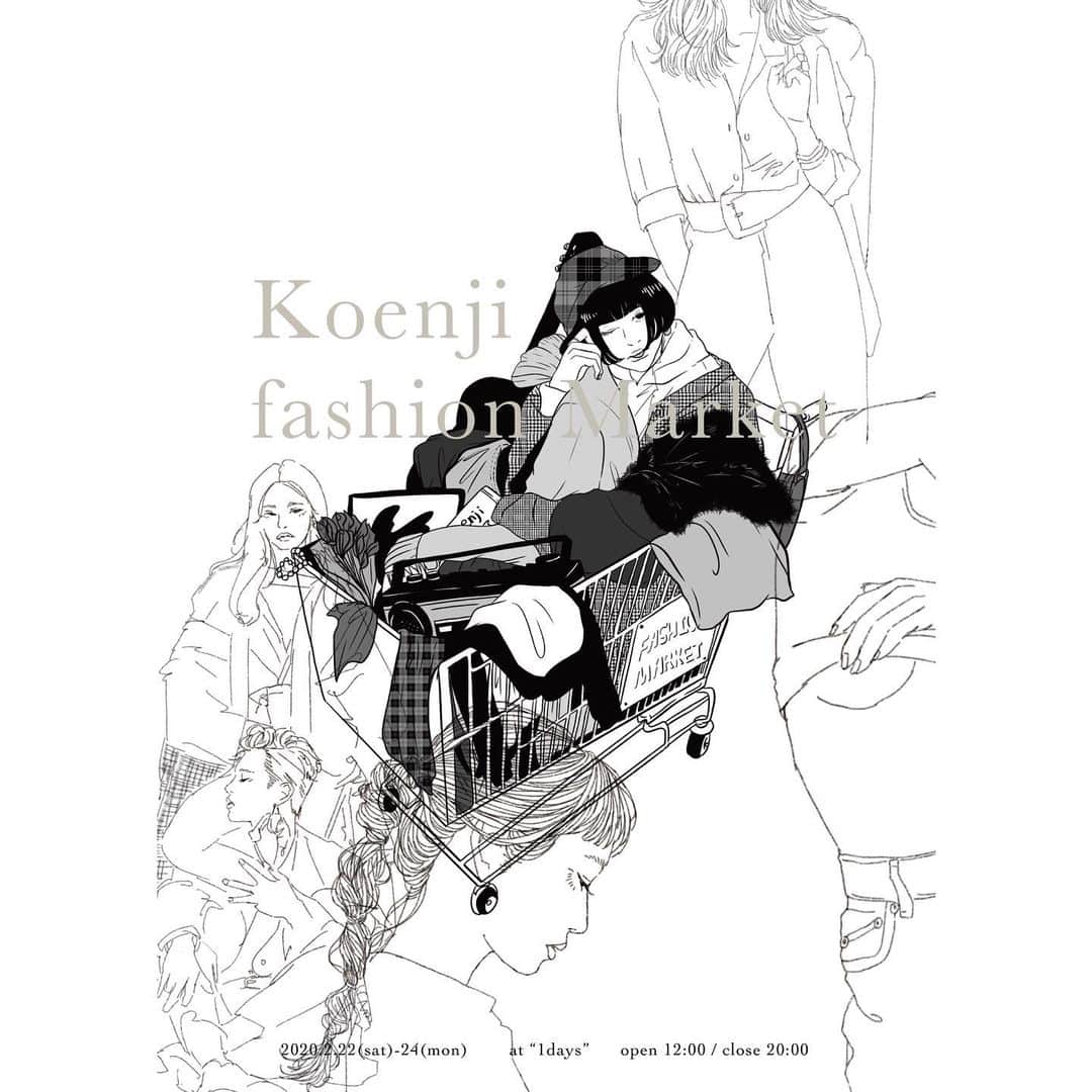 masuda mikuさんのインスタグラム写真 - (masuda mikuInstagram)「@connectertokyo  Koenji  Fashion Marketのビジュアル @kotoka_izumi ちゃんとコラボしました🌹」1月9日 2時13分 - moko__to__moko